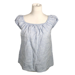 Unisex Bypias - Short-sleeved blouse, size 36 - Light blue (1)