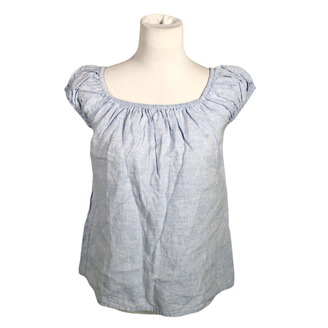 Unisex Bypias - Short-sleeved blouse, size 36 - Light blue ()