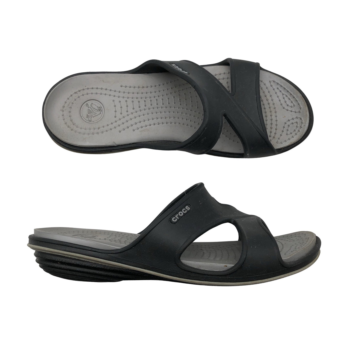 Unisex Crocs - Sandals, size 40 - Black (1)