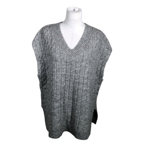 Unisex Lindex - Knit vest, size 40 - Gray (1)