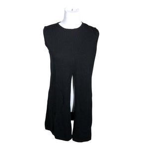 Unisex Doppwoman - Knit tunic, size 32 - Black (1)