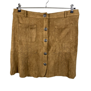 Unisex Cream - Fabric skirt, size 34 - Brown (1)