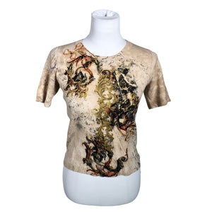 Unisex Elegance - Cardigan, size 38 - Beige (2)