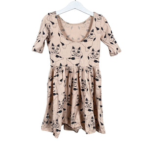 Unisex Mainio - Tricot dress, size 110 - 116 - Light pink (2)