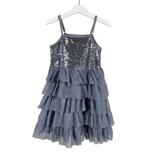 Unisex Bogi - Party dress, size 116 - 122 - Gray (1)