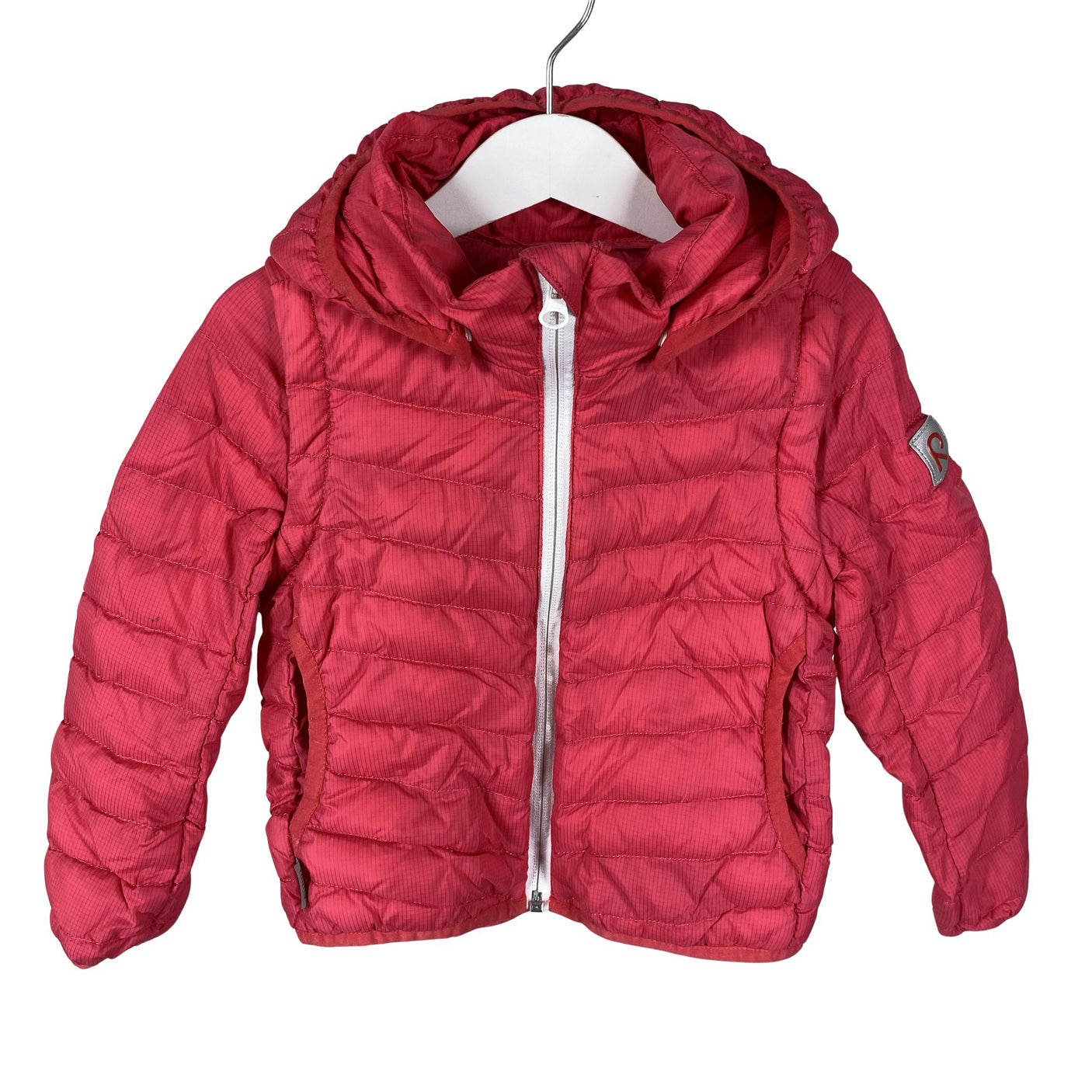 Unisex Reima - Light down jacket, size 98 - 104 - Light pink (1)