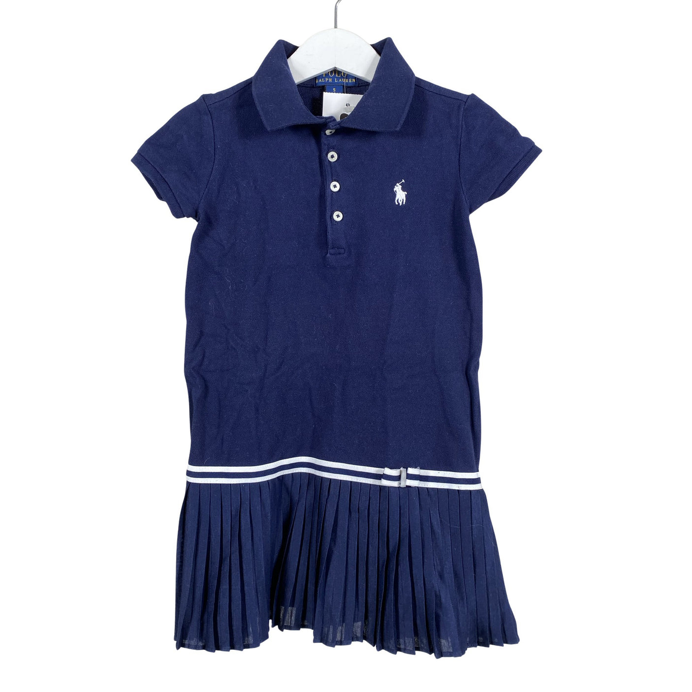 Unisex Polo Ralph Lauren - Pique dress, size 110 - 116 - Blue (1)