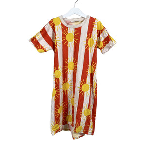 Unisex Mini Rodini - Tricot dress, size 116 - 122 - Red (1)