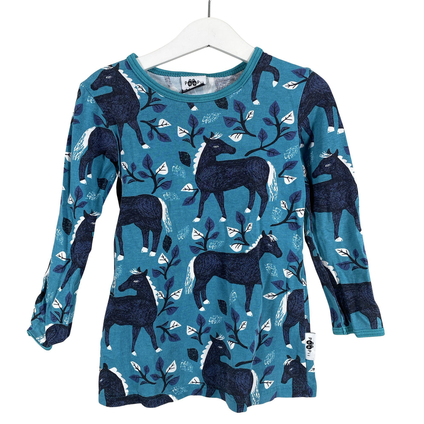 Unisex PaaPii - Tricot shirt, size 104 - 110 - Blue (1)