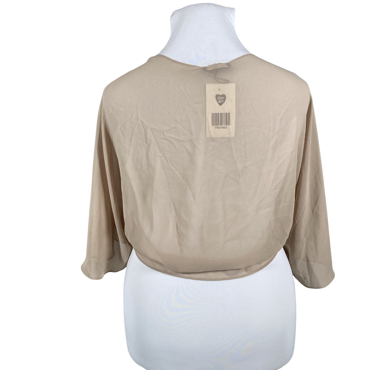Unisex SLNY SL Fashions New York - Evening bolero jacket, size 42 - Beige (2)