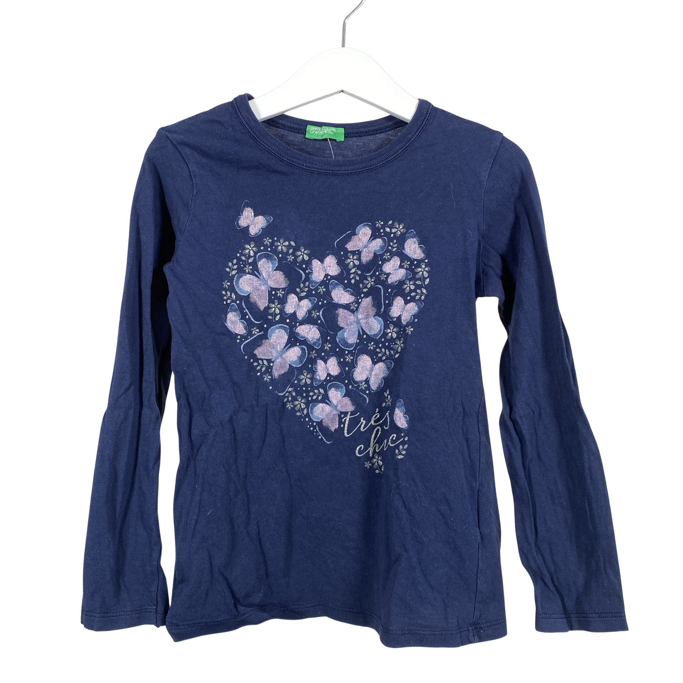 Unisex Benetton - Tricot shirt, size 116 - 122 - Blue (1)