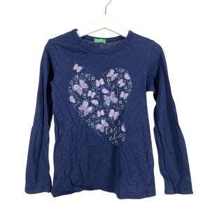 Unisex Benetton - Tricot shirt, size 116 - 122 - Blue (1)