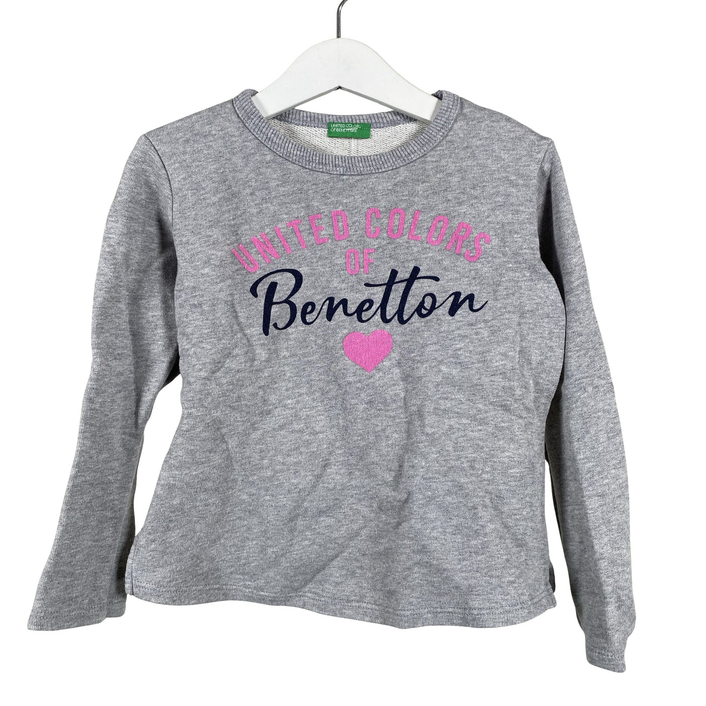 Unisex Benetton - Sweatshirt, size 116 - 122 - Gray (1)