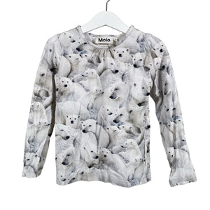 Unisex Molo Kids - Tricot shirt, size 110 - 116 - Gray (1)