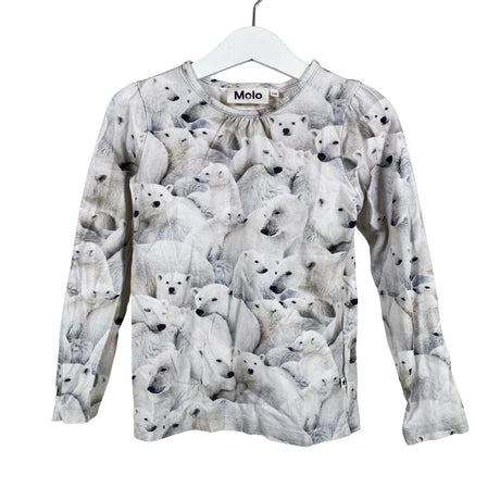 Unisex Molo Kids - Tricot shirt, size 110 - 116 - Gray ()