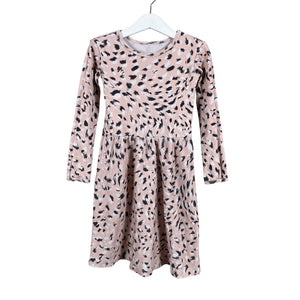 Unisex Metsola - Tricot dress, size 122 - 128 - Light pink (1)