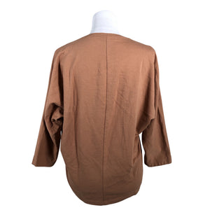 Unisex Muji - Sweatshirt, size 34 - Brown (2)