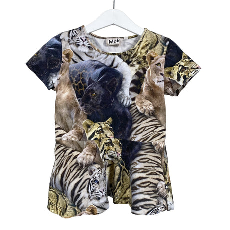 Unisex Molo Kids - T-shirt, size 116 - 122 - Brown ()