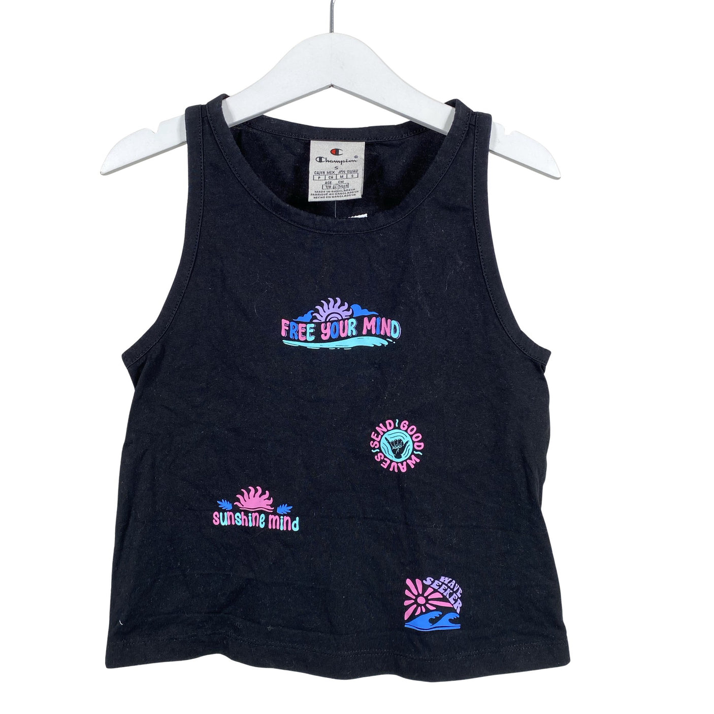 Unisex Champion - Tricot tank top, size 110 - 116 - Black (1)