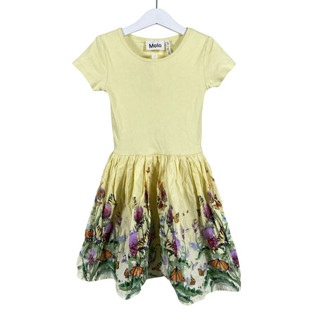 Unisex Molo Kids - Tricot dress, size 122 - 128 - Yellow ()