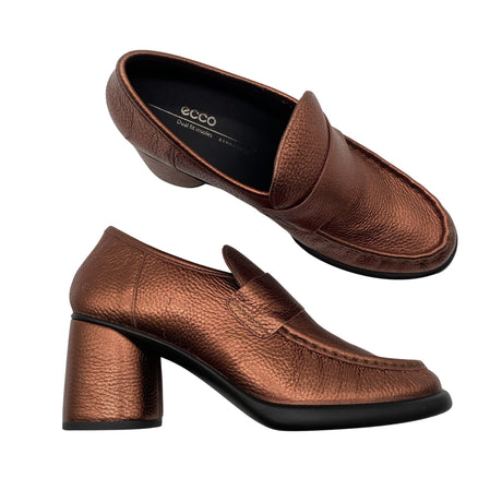 Unisex Ecco - Evening high heels, size 41 - Brown ()