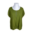 Unisex Taifun - Short-sleeved blouse, size 46 - Green ()