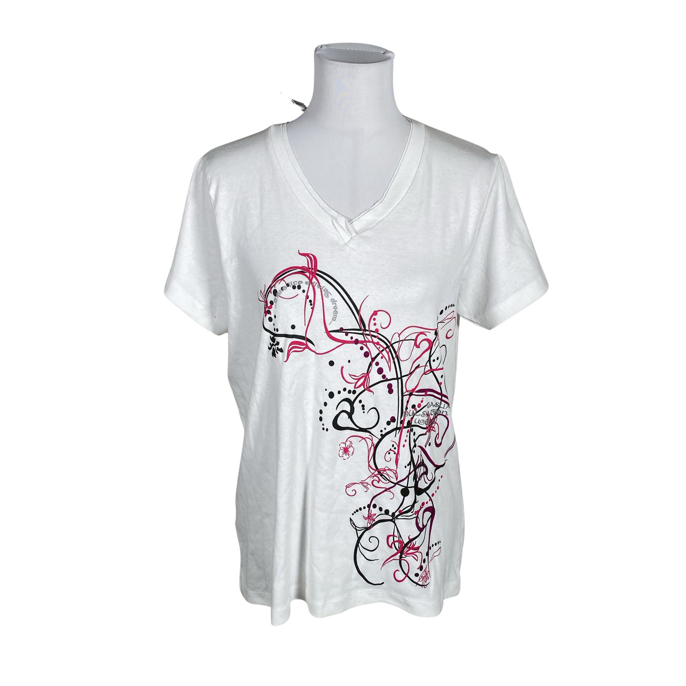 Unisex Think Positive - T-shirt, size 40 - White (1)