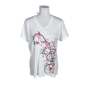 Unisex Think Positive - T-shirt, size 40 - White (1)