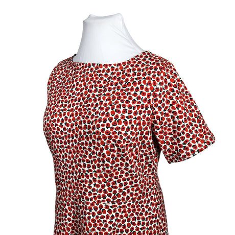 Unisex Marimekko - Tricot dress, size 42 - Red (2)