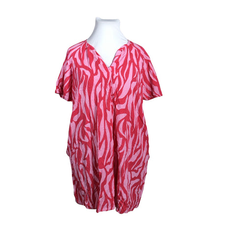 Unisex Free Quent - Schiffon tunic, size 44 - Pink ()