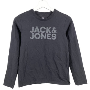 Unisex Jack & Jones - Tricot shirt, size 146 - 152 - Black (1)