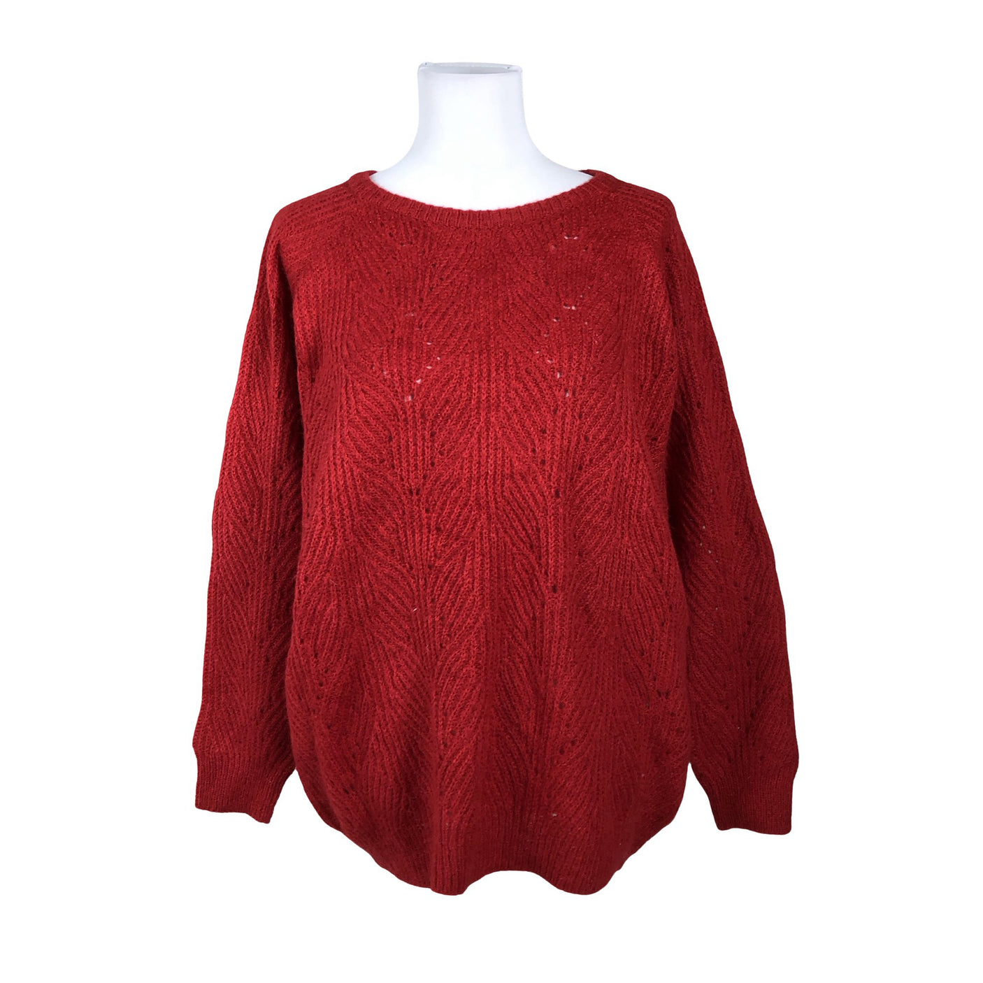 Unisex Your Face - Sweater, size 40 - Red (1)