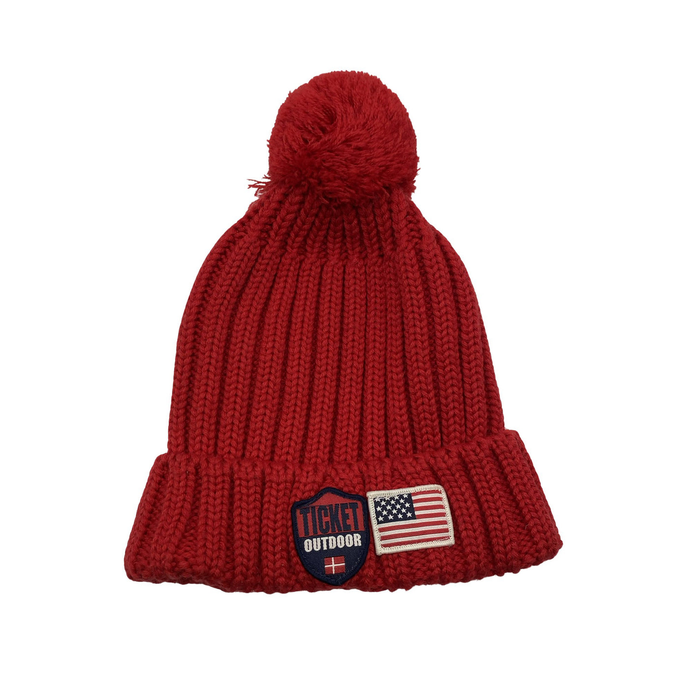 Unisex Ticket to Heaven - Winter beanie, size 54 - 56 cm - Red (1)