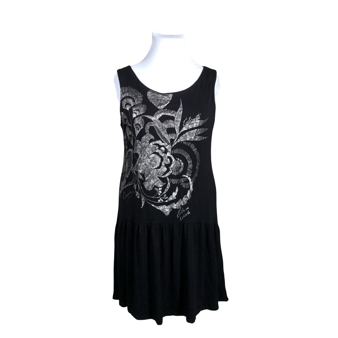 Unisex Desigual - Tricot dress, size 44 - Black (1)