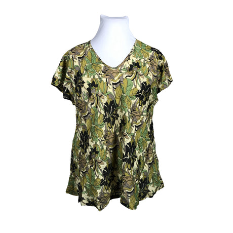 Unisex The Masai - Short-sleeved blouse, size 44 - Green ()
