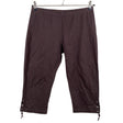 Unisex Voglia - Tricot capri pants, size 42 - Brown ()