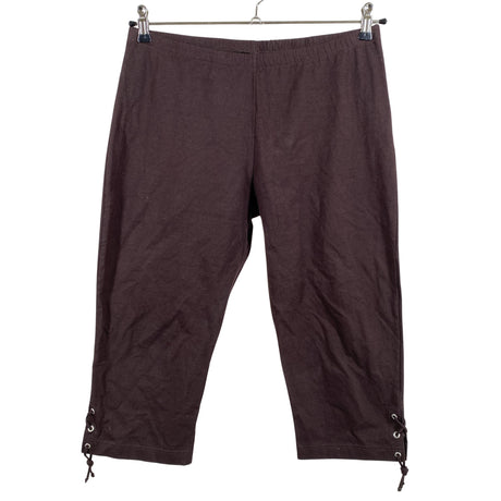 Unisex Voglia - Tricot capri pants, size 42 - Brown ()