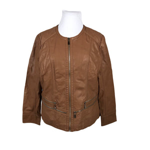Unisex Escandelle - Leather jacket, size 42 - Brown (1)