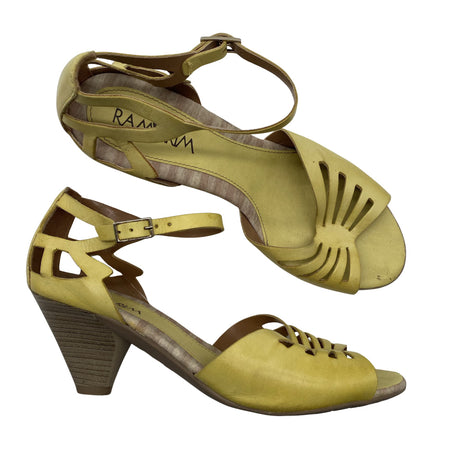 Unisex Ramarim - Heeled sandals, size 41 - Yellow ()