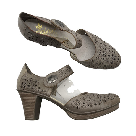 Unisex Rieker - High heels, size 42 - Gray ()