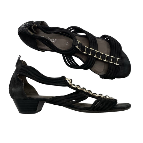 Unisex Gabor - Heeled sandals, size 41 - Black ()