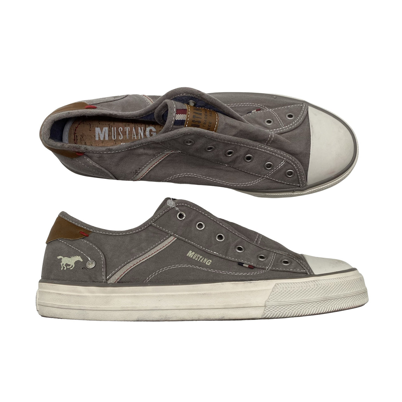 Unisex Mustang - Casual sneakers, size 41 - Gray (1)