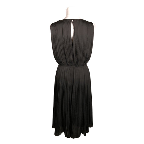 Unisex Massimo Dutti - Schiffon dress, size 38 - Black (2)