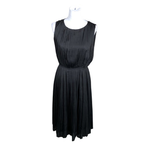 Unisex Massimo Dutti - Schiffon dress, size 38 - Black (1)