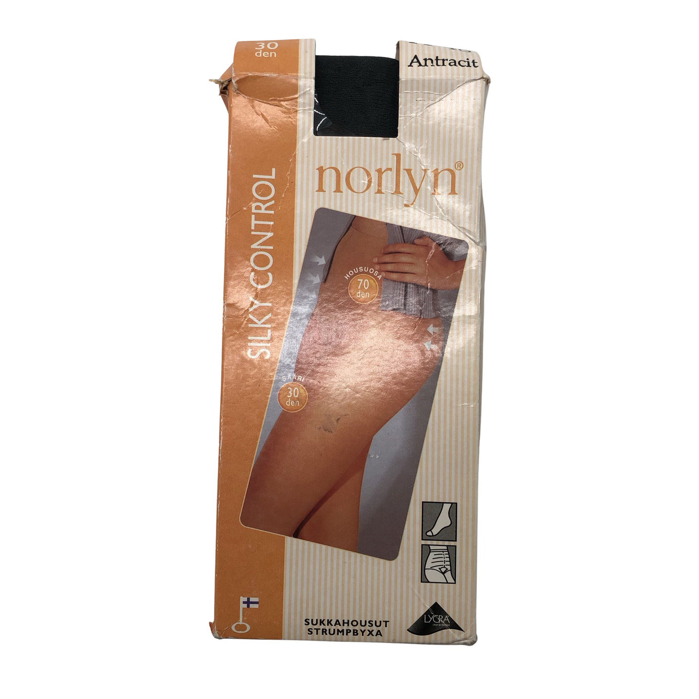 Unisex Norlyn - Stockings, thin, size 44 - Gray (2)