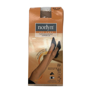 Unisex Norlyn - Stockings, thin, size 44 - Brown (2)