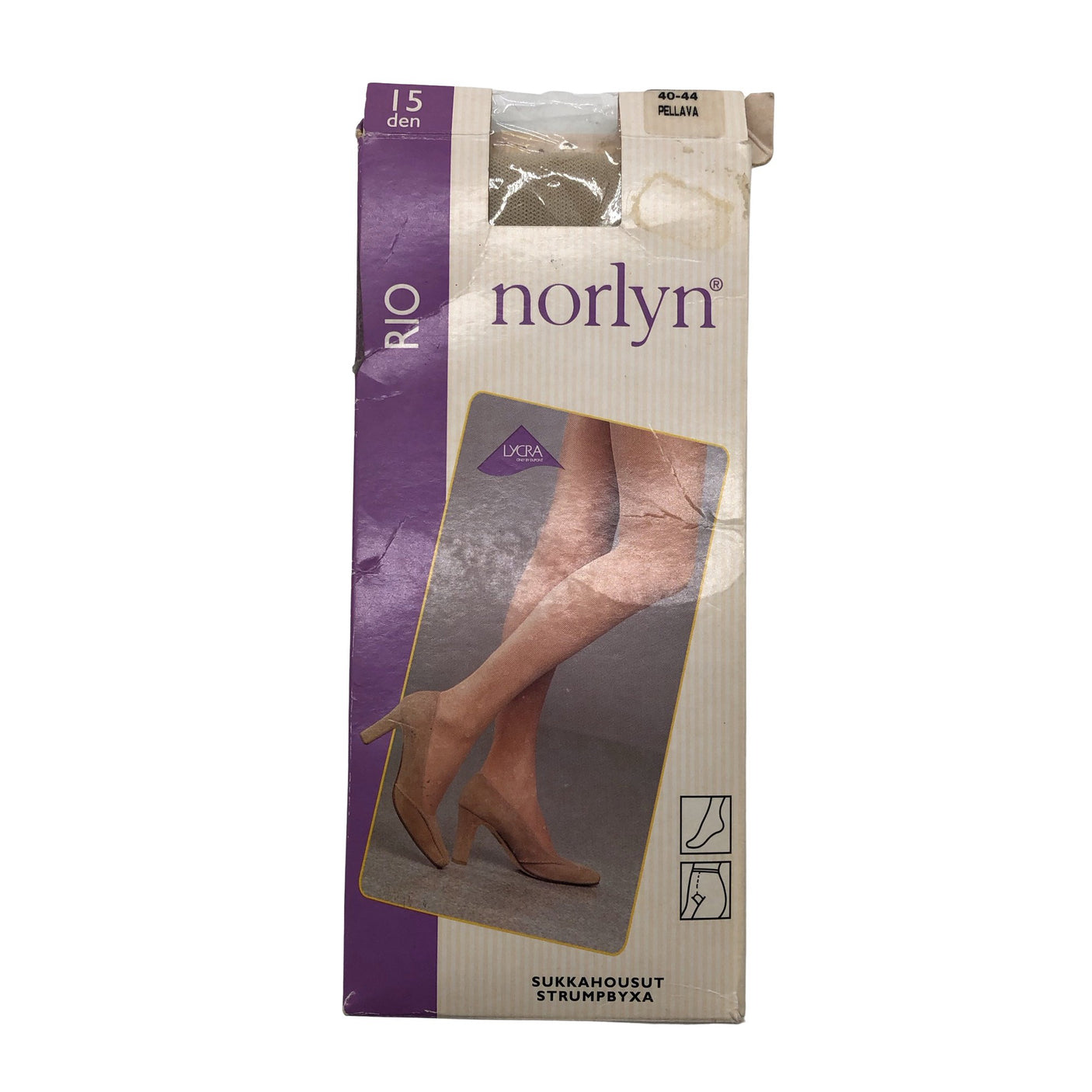Unisex Norlyn - Schiffon trousers, size 40 - Beige (2)