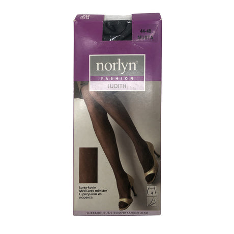 Unisex Norlyn - Stockings, thin, size 44 - Black (2)