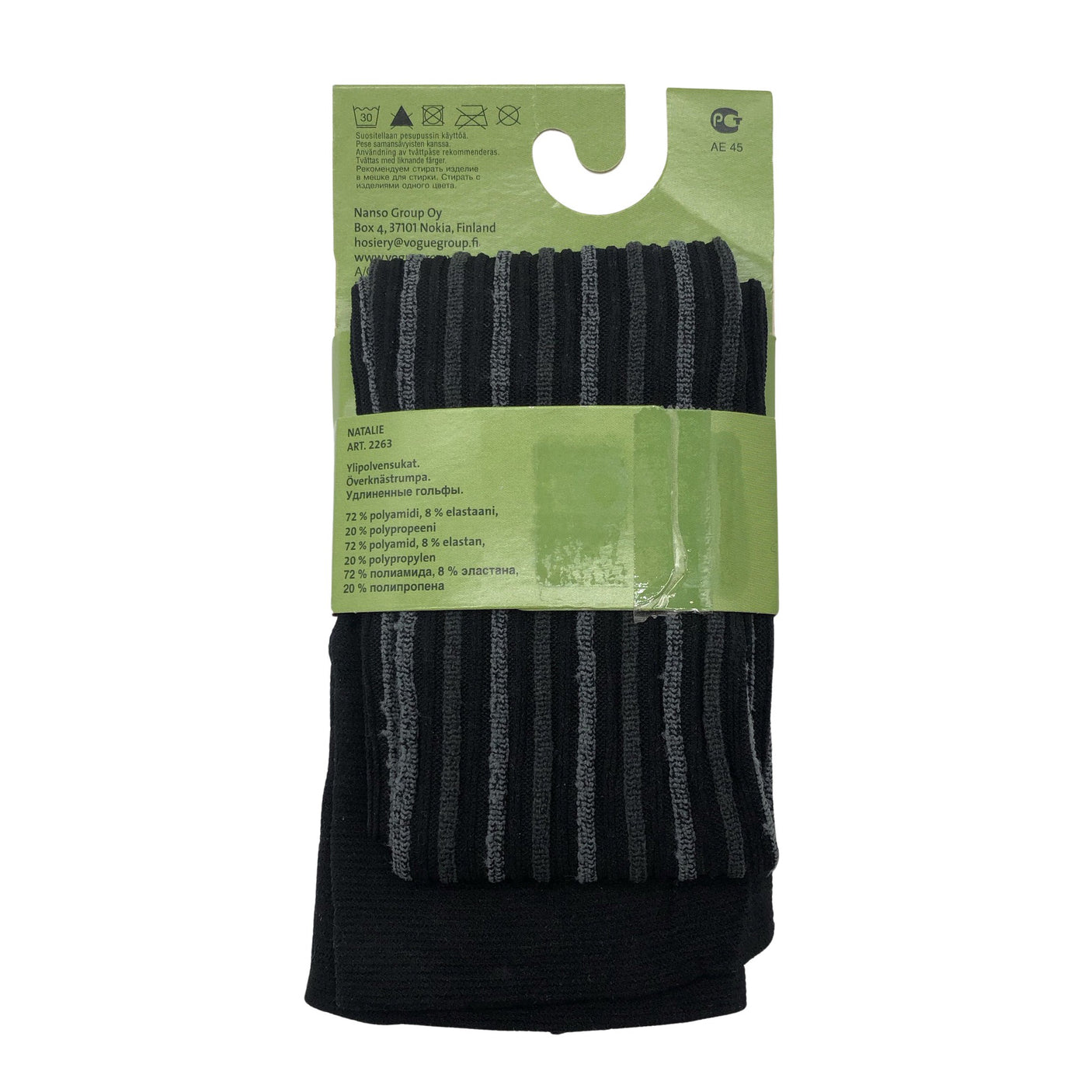 Unisex Norlyn - Stockings, thin, size 36 - Black (4)