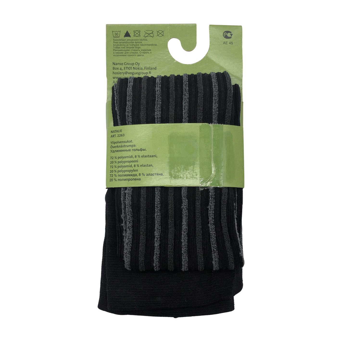 Unisex Norlyn - Stockings, thin, size 36 - Black (3)